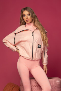 Inner Power Αντιανεμική Ζακέτα - Πούδρα