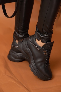 Ask about me Sneakers - Σκούρο Νικελ Αλυσίδα