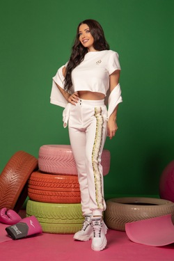 Restless Spirit Αθλητικό Παντελόνι - Εκρού