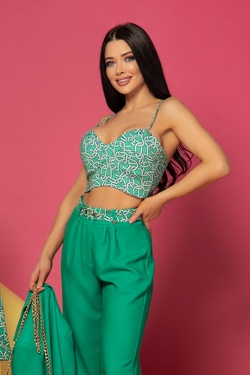 Devilish Beauty Ζώνη - Luxury Πράσινη