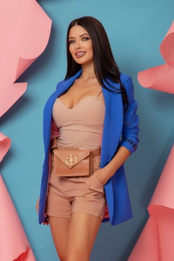 Charm You oversize Μπλέιζερ - Μπλε