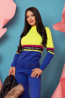 Heaven-like Πλεκτό Πουλόβερ - Κίτρινο Νέον