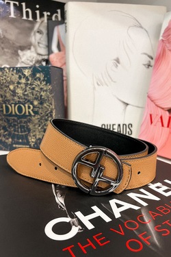 Alessa logo nude-μαύρη ζώνη - σκούρο νικελ αγκράφα