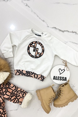 One more hug Alessa mini μπλούζα - Εκρού