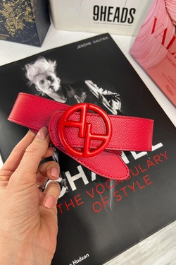 Alessa logo Κόκκινη-Μαύρη Ζώνη - Κόκκινη αγκράφα