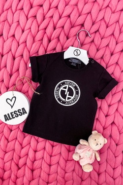 Always Invited Alessa mini T-Shirt Με Λογότυπο - μαύρο