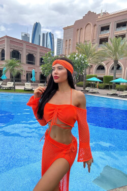 Summer Craze Φούστα Παραλίας - Orange