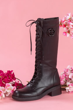 Modern And Edgy Μποτάκια - Black