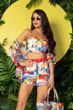 Paradise in Positano Κοντό Παντελόνι