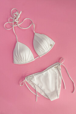 On my radar Μαγιό Μπικίνι Χαμηλόμεσο - ecru