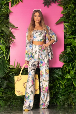 Majestic Garden Μακρύ Παντελόνι