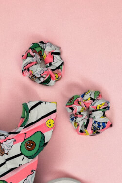 Full Of Surprises Mini Scrunchie - 2 τεμάχια