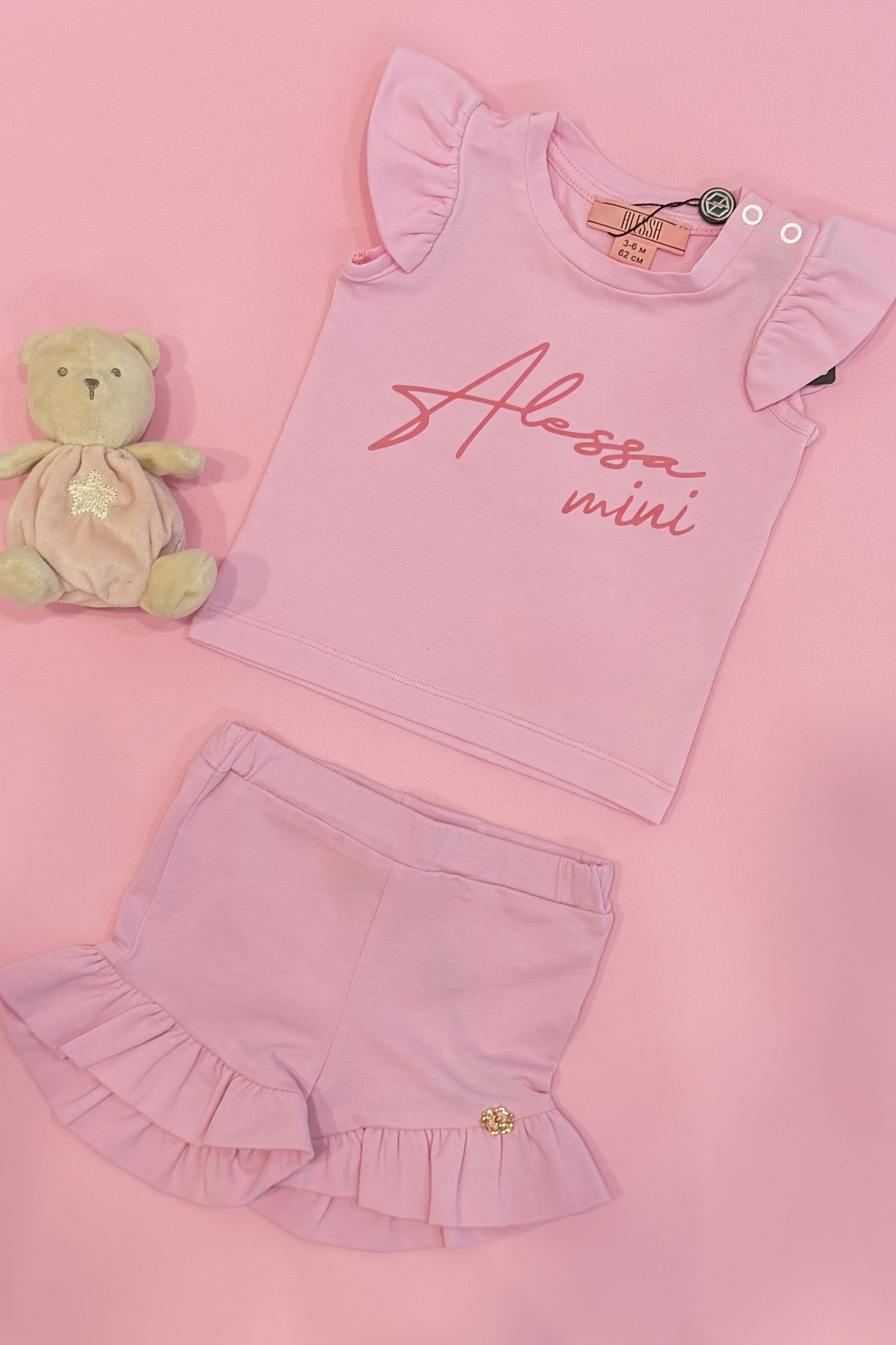 Baby Love Mini Κοντό Παντελόνι - Light Pink - Εικόνα 3