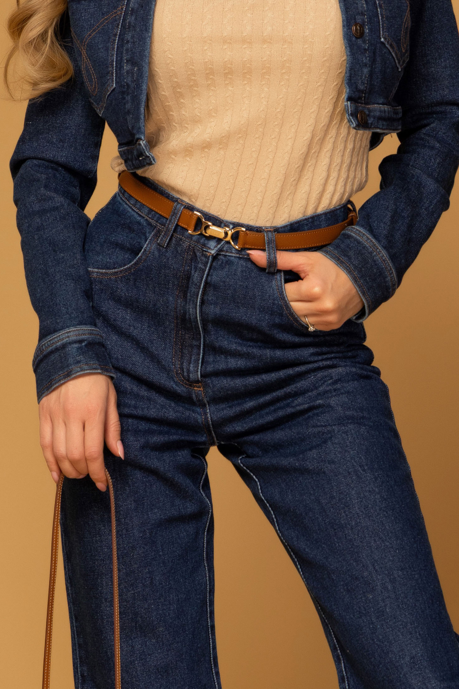 Icon Luxe Ζώνη - Brown - Εικόνα 9