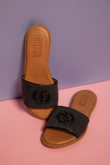 Strut Perfection Παντόφλες - Black Denim - Εικόνα 2