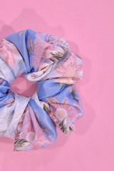 A Touch of Romance Scrunchie Μικρό - Vista Blue - Εικόνα 2