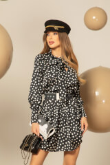 Chic Whisper Ruffles Φόρεμα Με Αποσπώμενη Ζώνη - Εικόνα 8