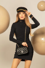 Glance Stealer Bodycon Φόρεμα - Black - Εικόνα 9