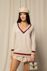 Touch of Elegance Πλεκτό Πουλόβερ - Seashell - Εικόνα 11