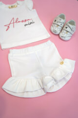 Baby Love Mini Κοντό Παντελόνι - Ecru - Εικόνα 3