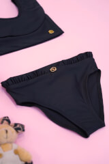 Eternal Sunshine mini Μαγιό Μπικίνι Ruffles - Black - Εικόνα 3