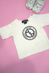 Always invited mini t-shirt με λογότυπο - Cream - Εικόνα 4