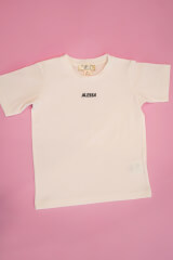 Everyday Energy Mini T-Shirt Από Βαμβάκι - Ecru/Black - Εικόνα 4