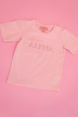 Spring Bloom Mini T-Shirt Από Βαμβάκι - Light Pink - Εικόνα 6