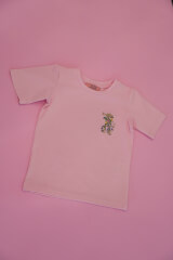 Alessa Royalty Mini T-Shirt με κέντημα - Light Pink - Εικόνα 3