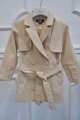 Celebrity Status Mini Καμπαρντίνα - Soft Beige - Εικόνα 4