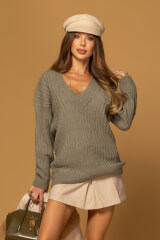 Wool Poise Μάλλινο Πουλόβερ - Light Green - Εικόνα 19