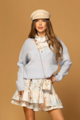 Wool Poise Μάλλινο Πουλόβερ - Light Blue - Εικόνα 12