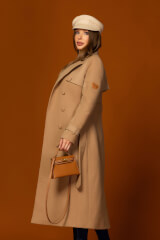 Signature Luxe Παλτό Με Μαλλί - Mocha - Εικόνα 21