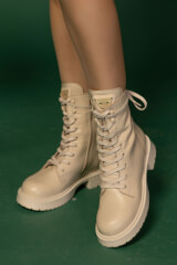 Icon Luxe Μποτάκια - Soft Beige - Εικόνα 4