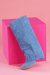 Strut Perfection Μπότες - Denim - Εικόνα 16