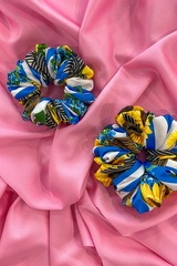 Keep on shining Scrunchie μπλε - μεγάλο - Εικόνα 2