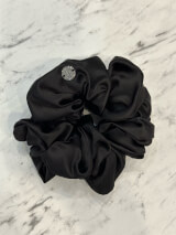 Μαύρο Scrunchie - Μεγάλο - Εικόνα 4