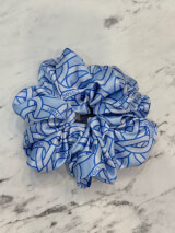 Over The Rainbow Scrunchie μεγάλο - Luxury Blue - Εικόνα 3