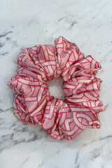 Over The Rainbow Scrunchie μεγάλο - Luxury Pink - Εικόνα 6