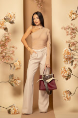 Oversized Nonchalance Παντελόνι - Soft Beige - Εικόνα 26