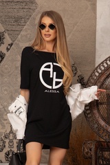 Alessa logo Φόρεμα - μαύρο - Εικόνα 7