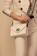 Rococo Logo Τσάντα - Soft Beige - Εικόνα 9