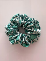 Over The Rainbow Scrunchie μεγάλο - Luxury Green - Εικόνα 5
