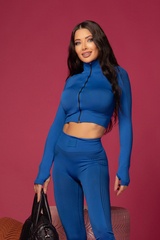 Perfect Shape Μπλουζάκι Χωρίς Ραφές - Royal Blue - Εικόνα 6