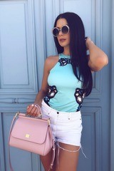 Fashion gift Τοπ - мента - Εικόνα 3
