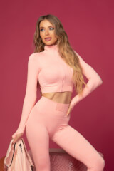 Gym Lifestyle Μπλουζάκι Χωρίς Ραφές - Pink - Εικόνα 11