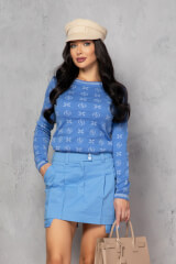 Cool Comfort Πλεκτό Πουλόβερ - Ocean Blue - Εικόνα 11