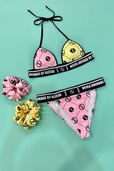 She Baller Μαγιό Σλιπ Μπικίνι Χαμηλόμεσο - pink - Εικόνα 2