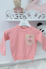Luxury Classic Mini Πλεκτό Πουλόβερ - Pink - Εικόνα 6