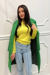 Alessa Hug Πουλόβερ Πλεκτό - Yellow - Εικόνα 5